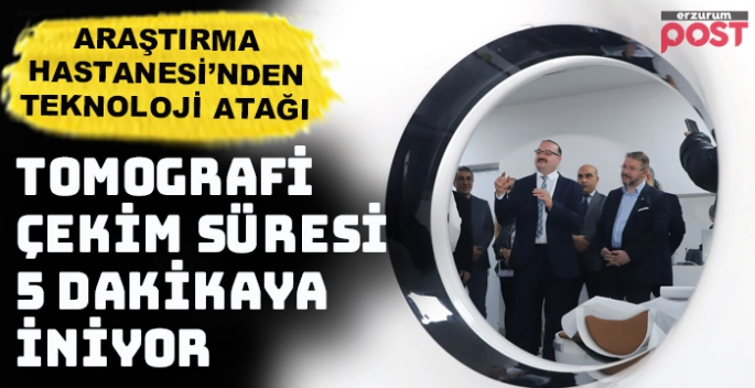 Araştırma Hastanesi'nde tomografi süresi 5 dakikaya İniyor