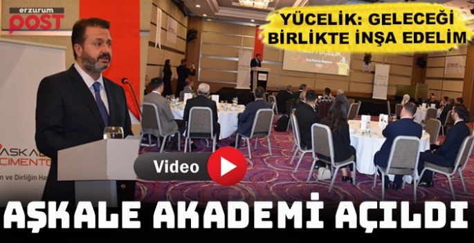 Aşkale Çimento, 'Geleceği Birlikte İnşa edelim' sloganı ile Aşkale Akademi'yi hizmete açtı