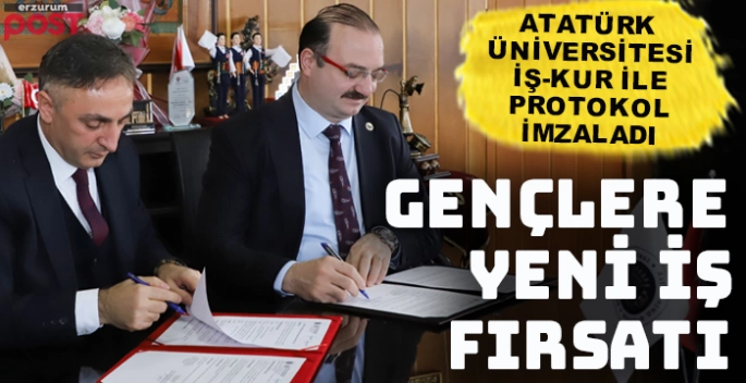 Atatürk Üniversitesinden gençlere yeni iş fırsatı