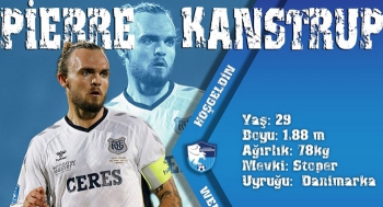 Danimarkalı stoper Pierre Konstrup Erzurumspor'da