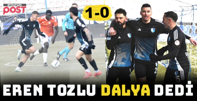 Eren Tozlu, 100'üncü golünü attı Dadaşlar 3 puan aldı: 1-0