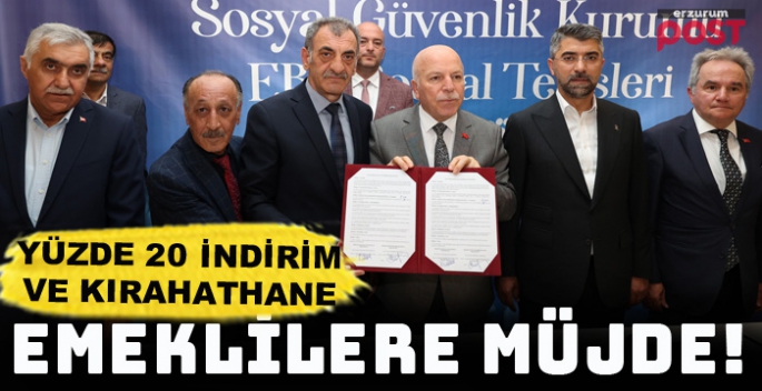 Erzurum Büyükşehir Belediyesinden emeklilere özel indirimler!