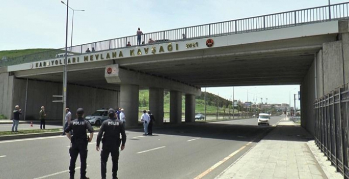 Erzurum'da köprüde intihar girişimi