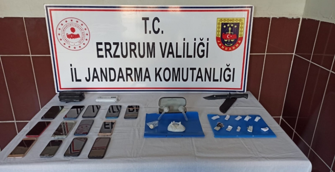 Erzurum’da uyuşturucu operasyonu: 4 gözaltı