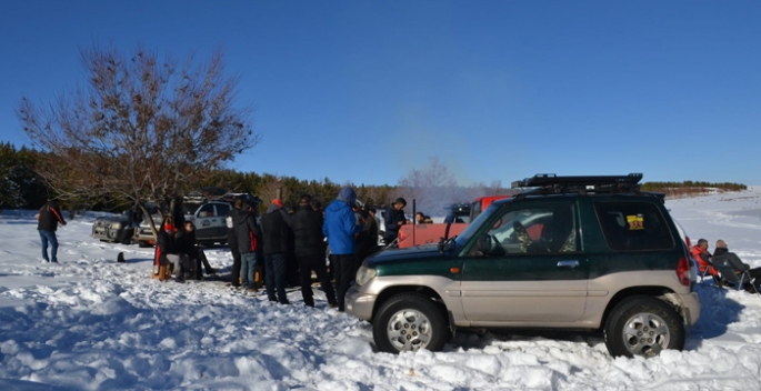 Erzurum Macera Off-Road kış sezonunu açtı