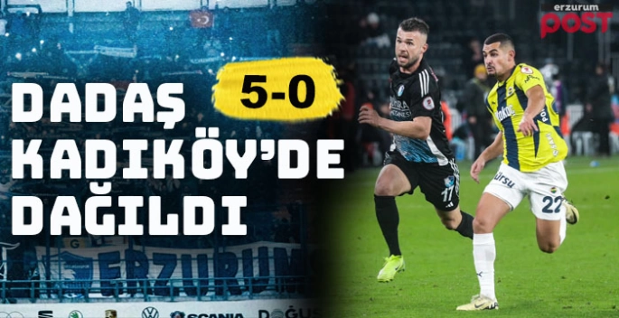 Erzurumspor Kadıköy'de dağıldı!: 5-0