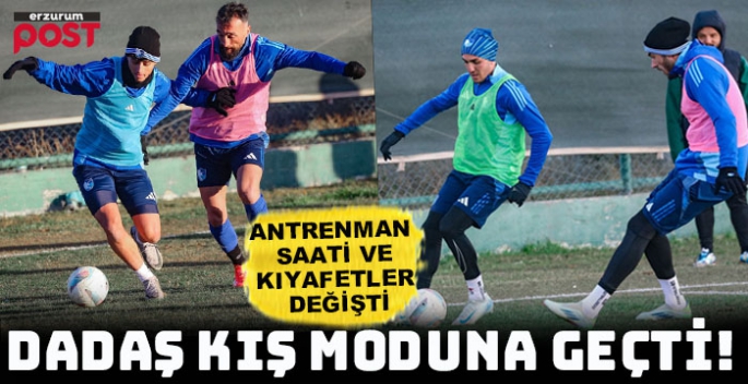 Erzurumspor, hazırlıklarını 'kış modunda' sürdürüyor