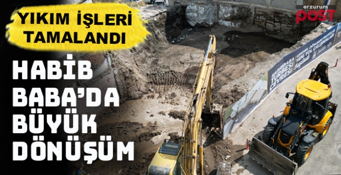 Habibbaba Türbesi çevresinde kentsel dönüşüm başladı