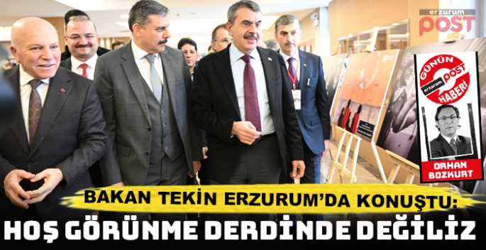 Milli Eğitim Bakanı Tekin: İnandığımız eğitim anlayışının yolunu açmak istiyoruz