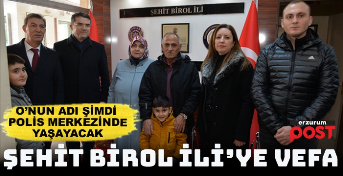 Şehit Birol İli’nin ismi polis merkezine verildi