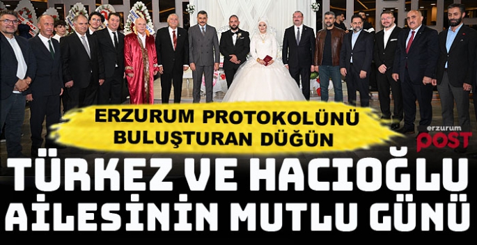 Türkez ve Hacıoğlu ailesinin mutlu günü