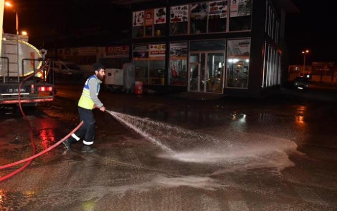 Yakutiye Belediyesi'nden bayram temizliği